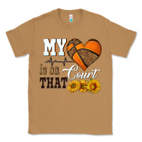Toasted Coconut my heart is on that court Classic Tee - HRA Design Shop