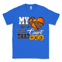 True Royal my heart is on that court Classic Tee - HRA Design Shop