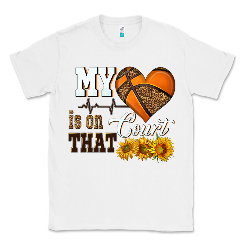 My Heart Is On That Court Classic Tee by HRA Design Shop | Teevron