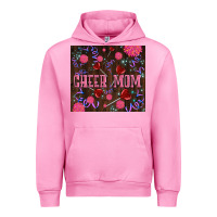 Fuchsia Pink cheer mom party Urban Hoodie - LillyAllenDesigns