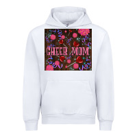 White cheer mom party Urban Hoodie - LillyAllenDesigns