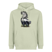 Matcha skunk Heavyweight Hoodie - LillyAllenDesigns