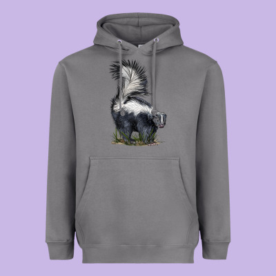 Skunk Heavyweight Hoodie Designed By Lillyallendesigns