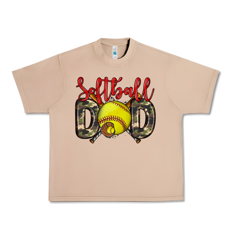 Softball Dad Urban Heavy Tee by Zillion Design Studio | Teevron