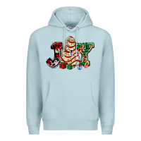 Blue Mist joy with christmas tree cake ado Premium Hoodie - AdoDesignShop