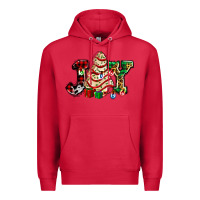 Cardinal joy with christmas tree cake ado Premium Hoodie - AdoDesignShop