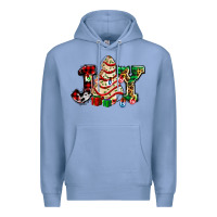 Colony Blue joy with christmas tree cake ado Premium Hoodie - AdoDesignShop