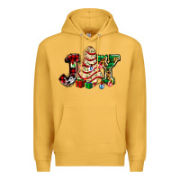 Mustard joy with christmas tree cake ado Premium Hoodie - AdoDesignShop