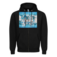 Black winter vibes gnome Zipper Hoodie - JahusDesignShop
