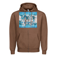 Chestnut winter vibes gnome Zipper Hoodie - JahusDesignShop