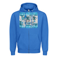 True Royal winter vibes gnome Zipper Hoodie - JahusDesignShop