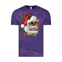 Cloud Purple Kinda merry kinda scary Vintage Tee - RanaPortraitStore