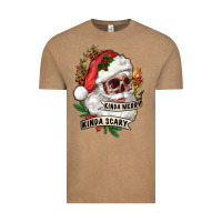 Vintage Coffee Kinda merry kinda scary Vintage Tee - RanaPortraitStore