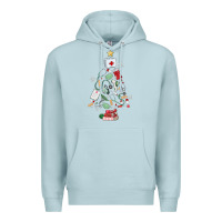 Blue Mist nurse christmas tree Premium Hoodie - MaliasSmallBusiness