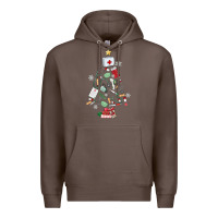 Coffee nurse christmas tree Premium Hoodie - MaliasSmallBusiness