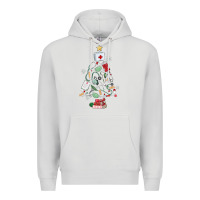 Dove Grey nurse christmas tree Premium Hoodie - MaliasSmallBusiness
