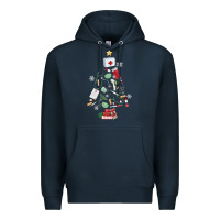 Navy nurse christmas tree Premium Hoodie - MaliasSmallBusiness