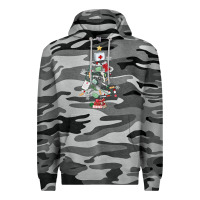 Slate Camo nurse christmas tree Premium Hoodie - MaliasSmallBusiness