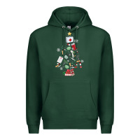 Sports Green nurse christmas tree Premium Hoodie - MaliasSmallBusiness