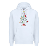 White nurse christmas tree Premium Hoodie - MaliasSmallBusiness