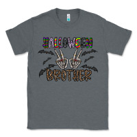 Charcoal Heather halloween brother Classic Tee - CowhideDigitalArt