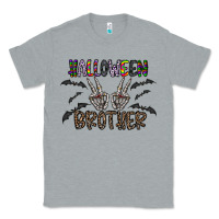 Heather Grey halloween brother Classic Tee - CowhideDigitalArt