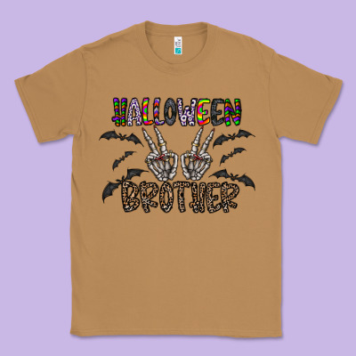 Halloween Brother Classic Tee Designed By Cowhidedigitalart