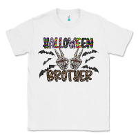White halloween brother Classic Tee - CowhideDigitalArt