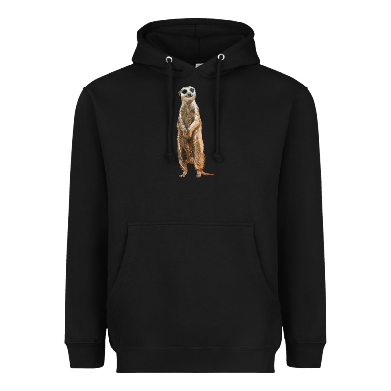 Meerkat Heavyweight Hoodie by LillyAllenDesigns | Teevron