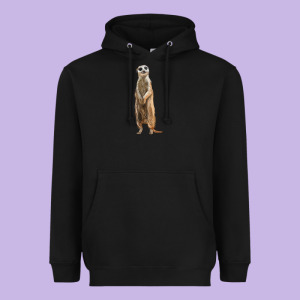Meerkat Heavyweight Hoodie Designed By Lillyallendesigns