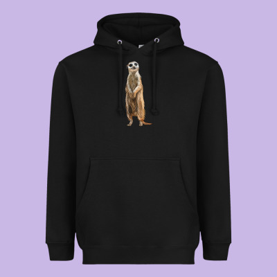 Meerkat Heavyweight Hoodie Designed By Lillyallendesigns