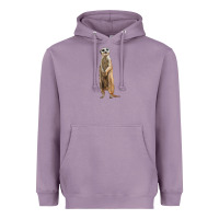 Lavender Meerkat Heavyweight Hoodie - LillyAllenDesigns