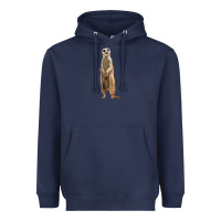 Navy Meerkat Heavyweight Hoodie - LillyAllenDesigns