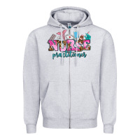 Heather Grey nurse practitioner Zipper Hoodie - AdoDesignShop