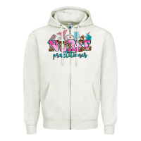 Oatmeal Heather nurse practitioner Zipper Hoodie - AdoDesignShop