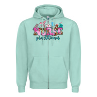 Seafoam nurse practitioner Zipper Hoodie - AdoDesignShop