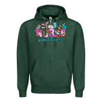 Sports Green nurse practitioner Zipper Hoodie - AdoDesignShop