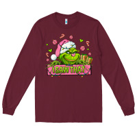 Burgundy christmas characters  i+saw+that+ Long Sleeve Tee - AdoDesignShop