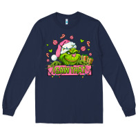 Navy christmas characters  i+saw+that+ Long Sleeve Tee - AdoDesignShop