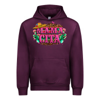 Mauve Wine vibrant fiesta typography Urban Hoodie - LillyAllenDesigns