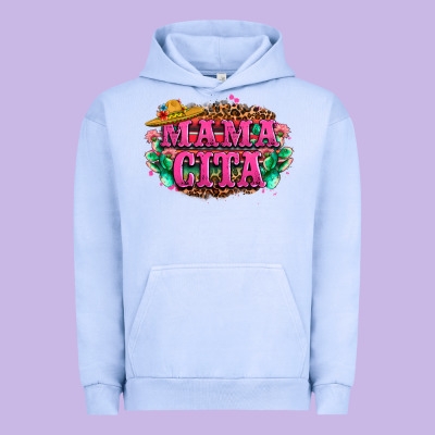 Vibrant Fiesta Typography Urban Hoodie Designed By Lillyallendesigns