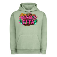 Pigment Oil Green vibrant fiesta typography Urban Hoodie - LillyAllenDesigns