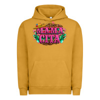 Pigment Peanut Butter vibrant fiesta typography Urban Hoodie - LillyAllenDesigns