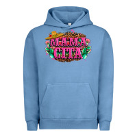 Pigment Pebble Blue vibrant fiesta typography Urban Hoodie - LillyAllenDesigns
