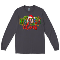 Smoke Christmas grampy claus Long Sleeve Tee - FaDigitalArtStudio