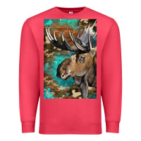 Cardinal Western Camo Moose Premium Sweatshirt - LillyAllenDesigns