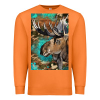 Carrot Western Camo Moose Premium Sweatshirt - LillyAllenDesigns