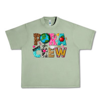Oil Green para crew Urban Heavy Tee - texasbilliewilder