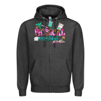 Charcoal Heather physical assistant Zipper Hoodie - AdoDesignShop