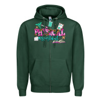 Sports Green physical assistant Zipper Hoodie - AdoDesignShop